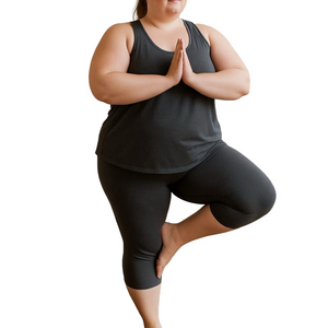 Just My Size Charcoal Capris Athletic Pants in 18/20W